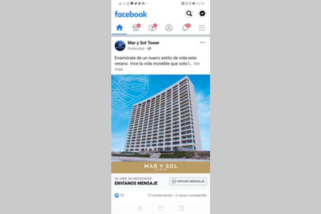 Apartamento Paraíso en Rosarito a pie de la playa Exterior foto